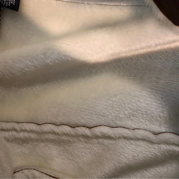 Relativity Rich Brown Faux Suede Sherpa Style Button Front‎ Jacket XL - Picture 12 of 12